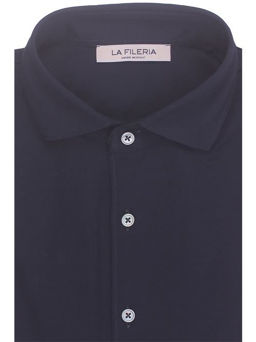 cotton piquet polo shirt LA FILERIA | 6012074201598